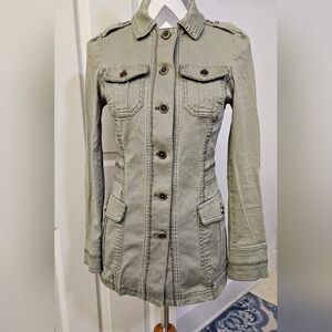 White House Black Market Olive Green Jacket